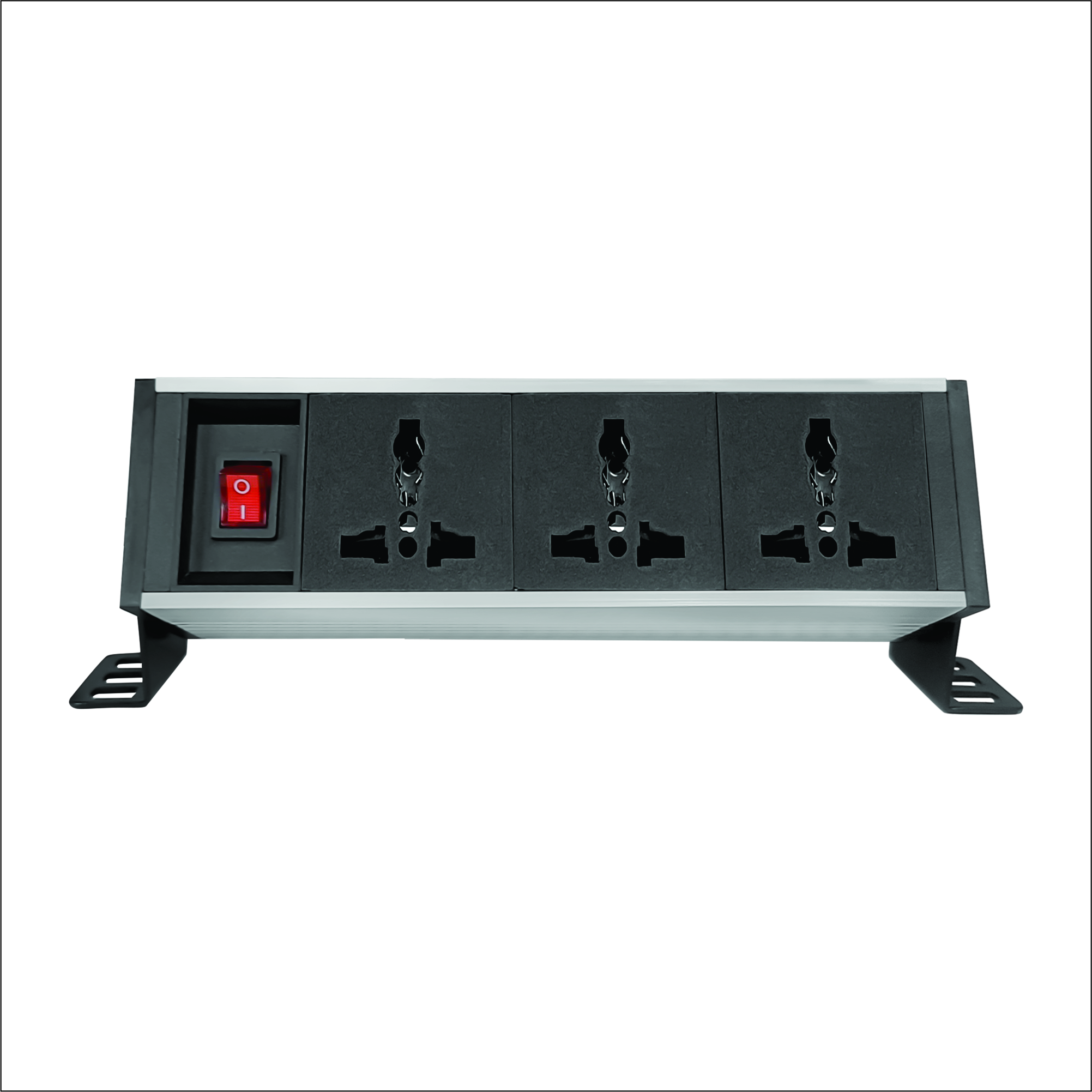 Versatile PDU with 3 Universal Power Sockets and 6 A Switch