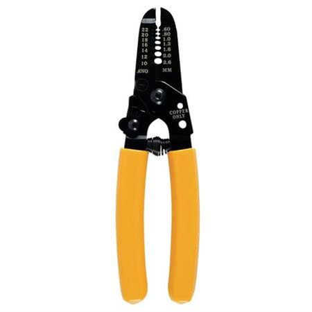 MX 7‑in‑1 Multifunctional Wire Stripper & Cutter Tool – Strips 0.6–2.6 mm, Cable Cutter, Crimper, Bolt Wrench, Stainless Steel Plier (168 mm)