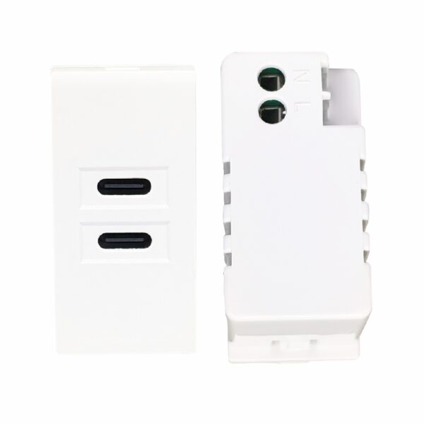 MX 7265 USB C+C 33W PD GaN Charger – 22.5x45mm Dual USB-C Fast Charging Module