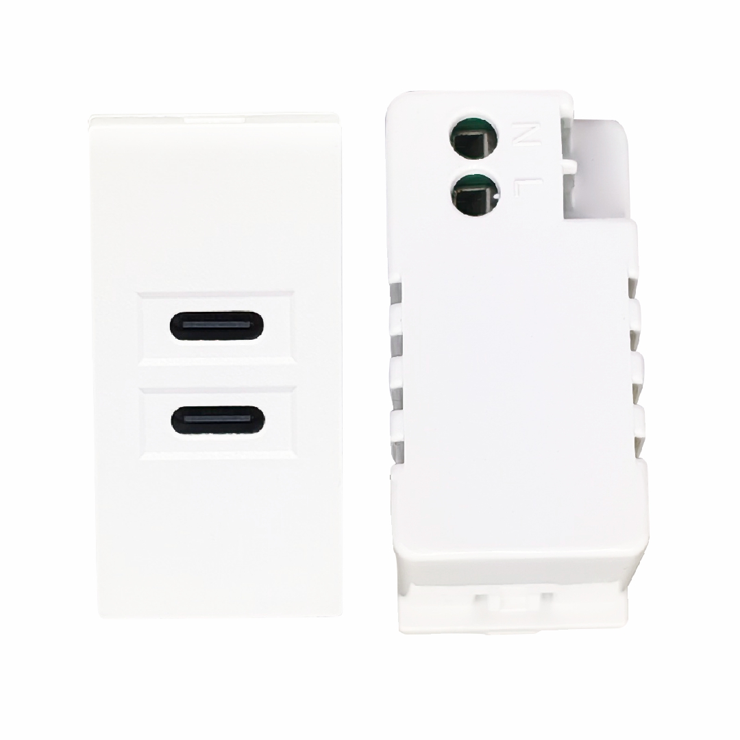 MX 7265 USB C+C 33W PD GaN Charger – 22.5x45mm Dual USB-C Fast Charging Module