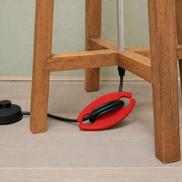 MX Cord Wrap Organizer 3 Pack – Small, Medium & Large Cable Holders, Desk Cable Management Cable Organizer for Chargers, Earbuds, USB Cables, Laptop Power Cords, Travel & Desk Cord Management(Red)