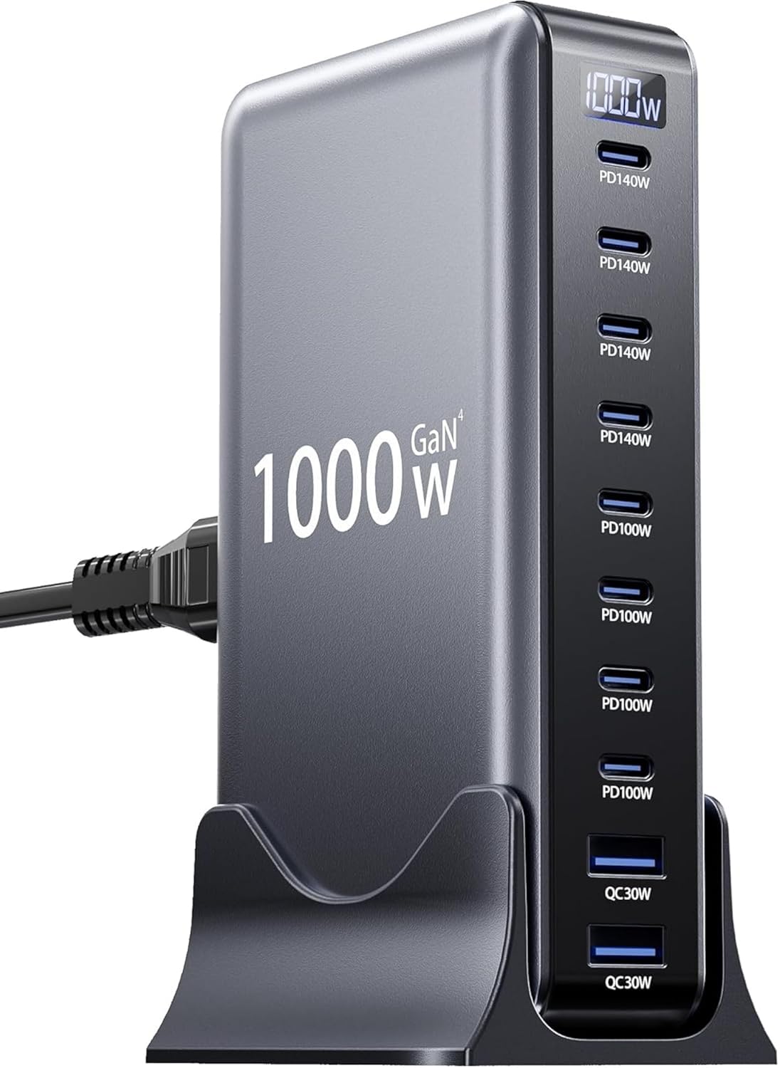 MX 1000 Watts USB C Charger, 10-Port GaN Charging Station with 140W PD Output, Multiport USB C Fast Charger for Laptop,USB Charging Hub