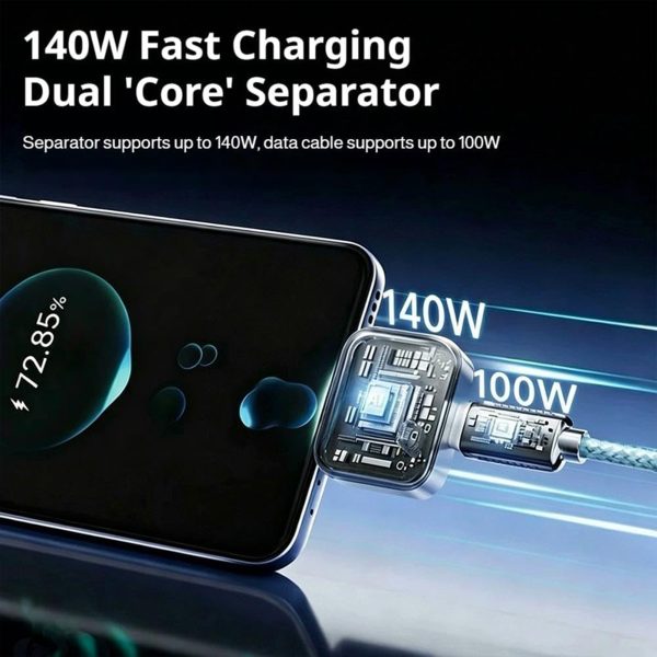 MX USB-C Smart Auto Eject Adapter with Charging Indicator Light, Smart Charging Control, Intelligent Power Management & Overcharge Protection for Phone, Tablet & Laptop
