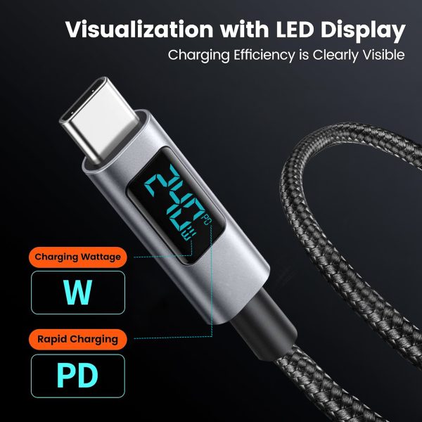 MX 2-in-1 USB-C Charging & Data Cable | 1 USB-C Input to Dual USB-C Output | 100W Fast Charging & Sync Cable